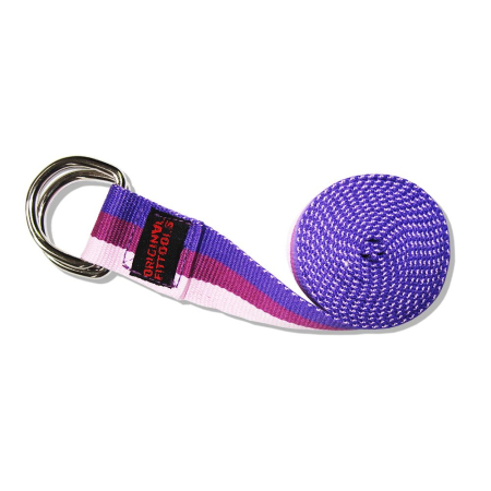 Ремешок для йоги 182 см, трехцветный OriginalFittools